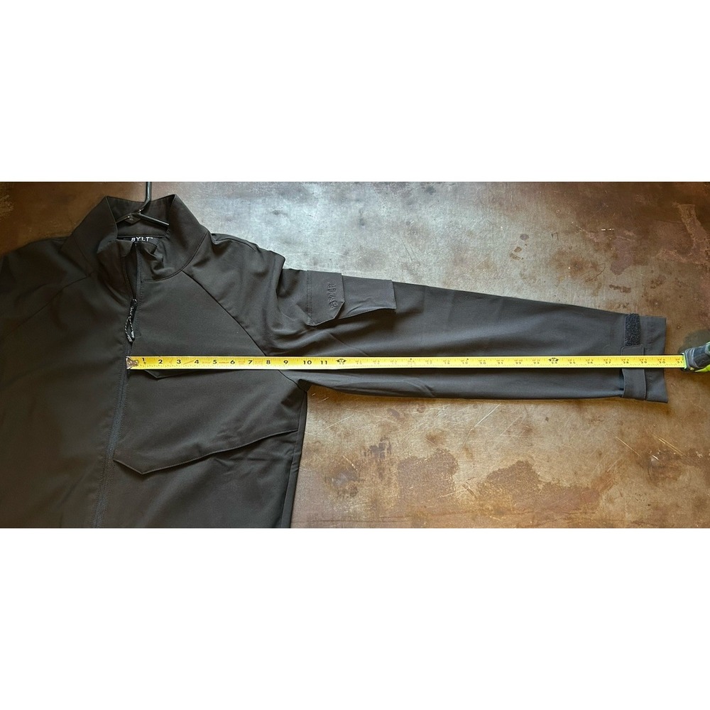 Bylt Skyline Jacket Men's Med Full Zip Nylon Performance Utility Black Athletic - Picture 9 of 13